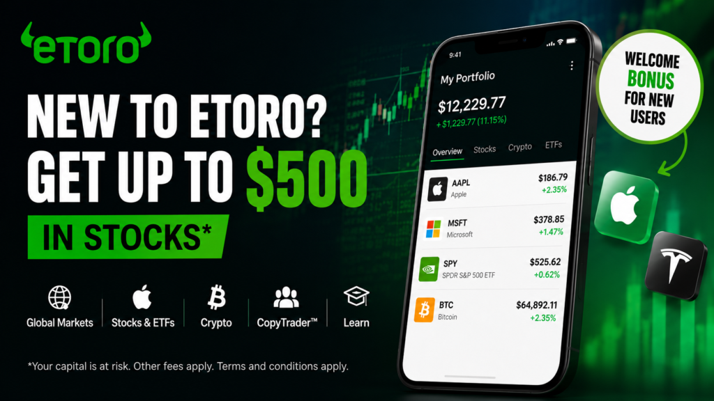Start investing with eToro