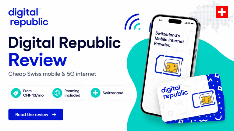 Digital Republic: your Swiss Mobile Subscription without hidden costs