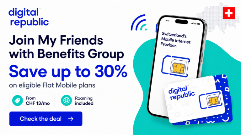 Join Digital Republic, your discounted Swiss Mobile Subscription