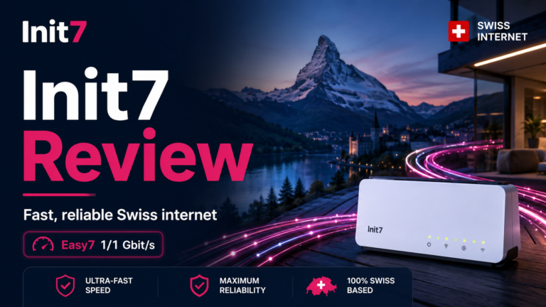 Fast Swiss internet – Init7 review